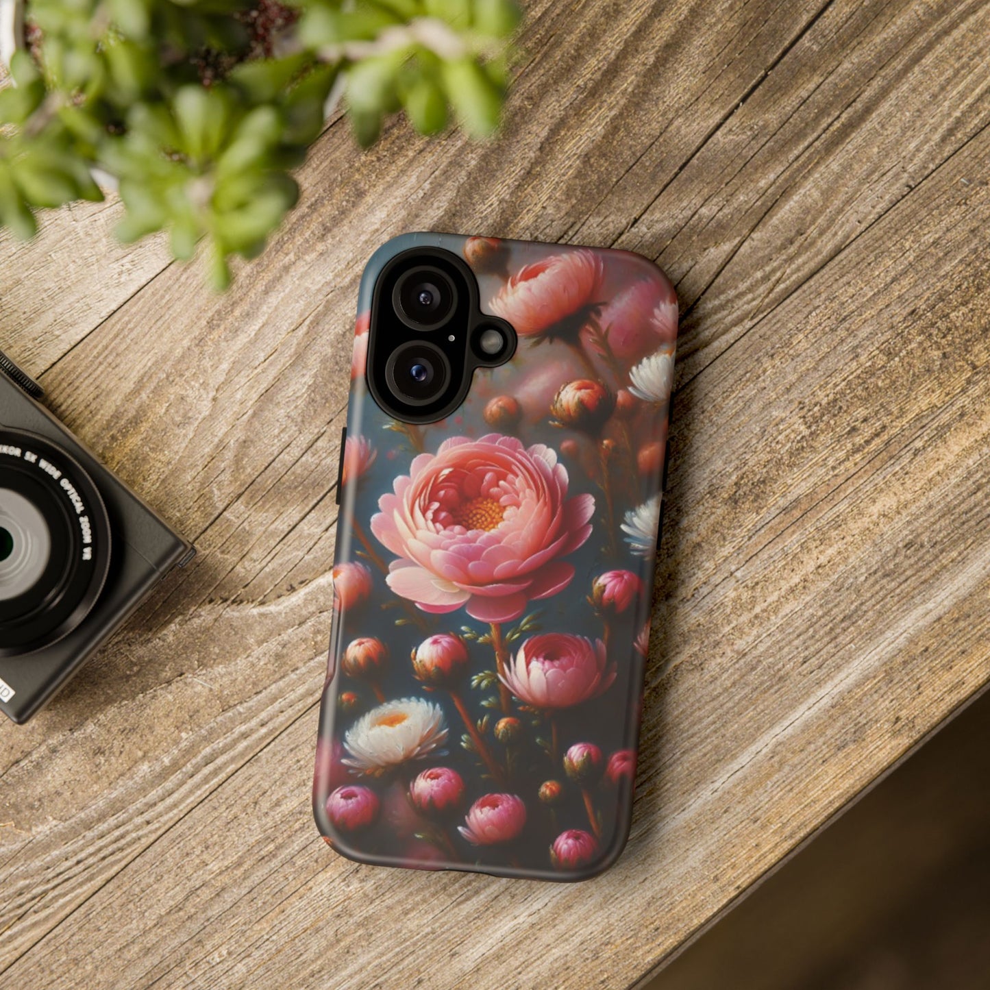 iPhone Lovers Floral Camera Phone Case - Tough & stylish protection case