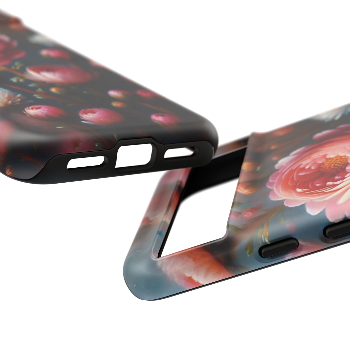 Pixel Me Floral Tough Phone Case - Elegant Protective Design for Flower Lovers
