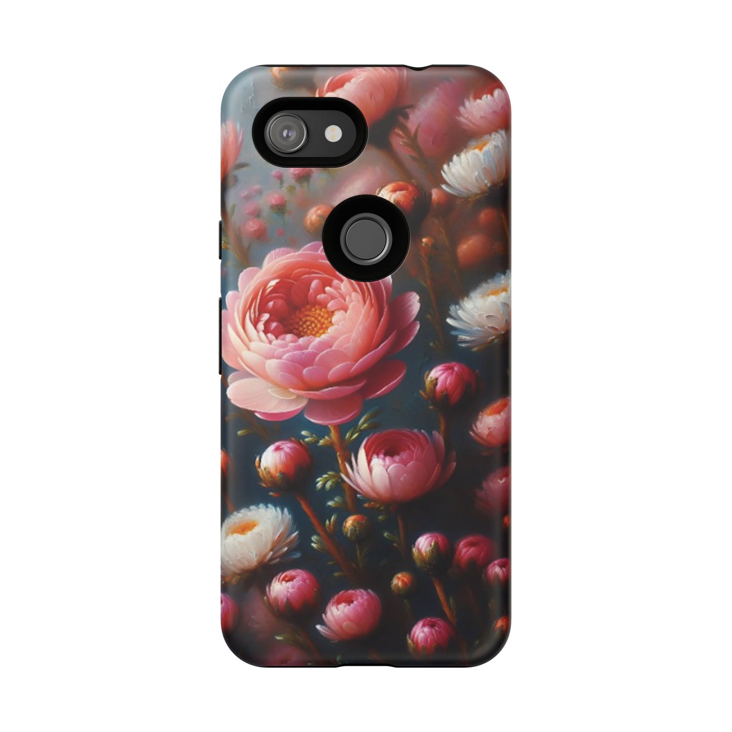 Pixel Me Floral Tough Phone Case - Elegant Protective Design for Flower Lovers