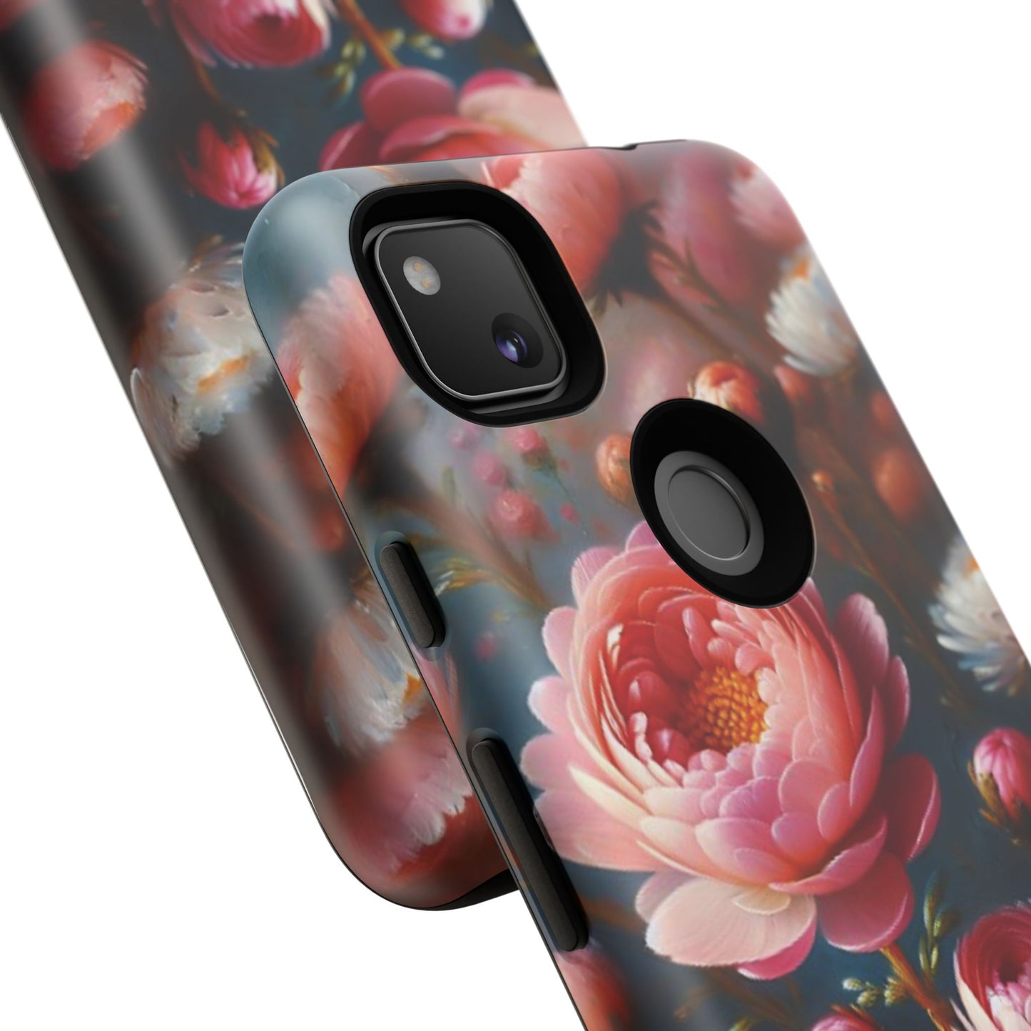 Pixel Me Floral Tough Phone Case - Elegant Protective Design for Flower Lovers