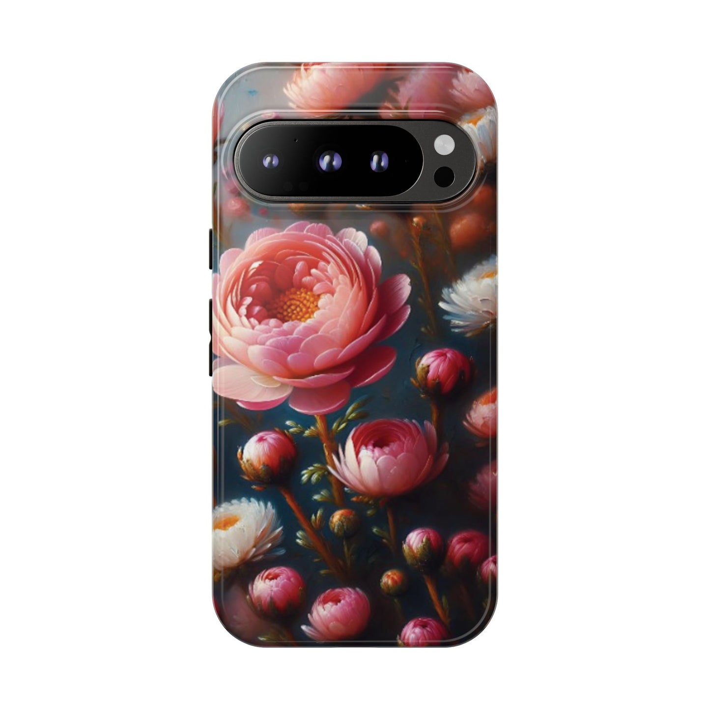 Pixel Me Floral Tough Phone Case - Elegant Protective Design for Flower Lovers