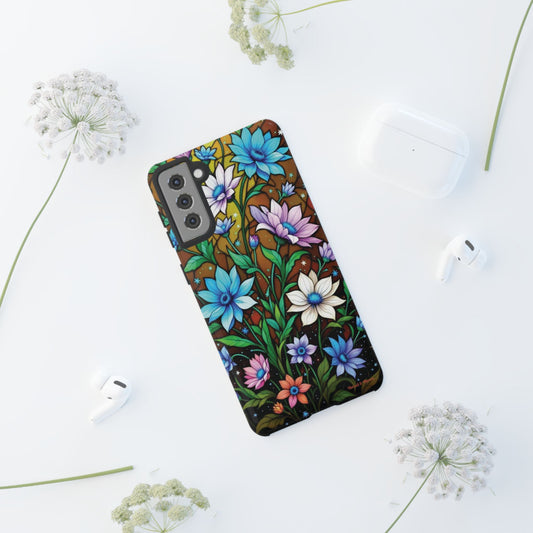 All things Samsung Floral Pattern Phone Case - Tough Cases with Vibrant Flowers