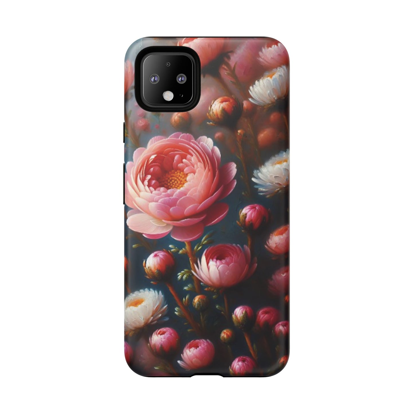 Pixel Me Floral Tough Phone Case - Elegant Protective Design for Flower Lovers