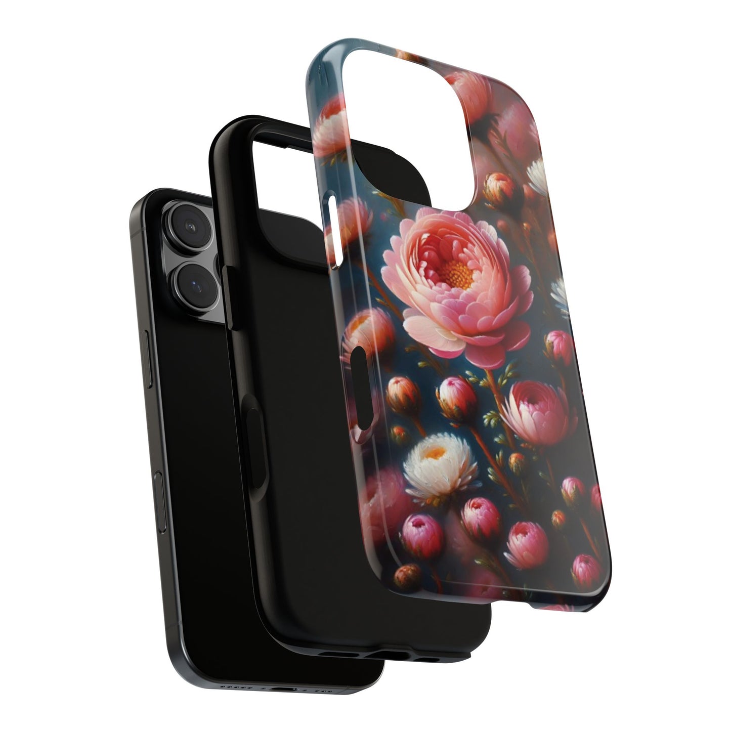 iPhone Lovers Floral Camera Phone Case - Tough & stylish protection case
