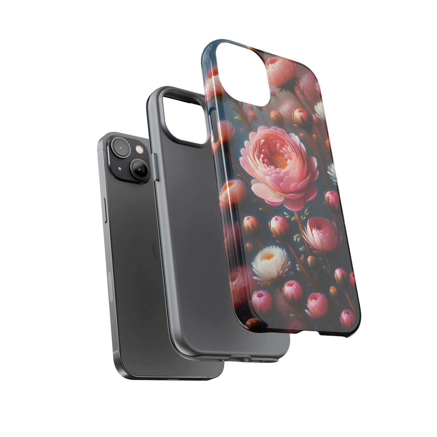 iPhone Lovers Floral Camera Phone Case - Tough & stylish protection case