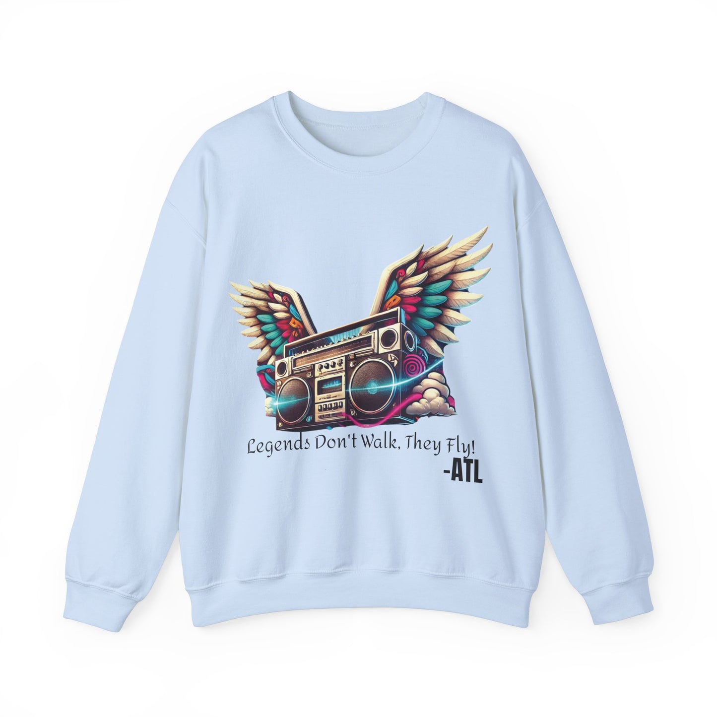 Legends Don’t Walk, They Fly! Unisex Heavy Blend™ Crewneck Sweatshirt