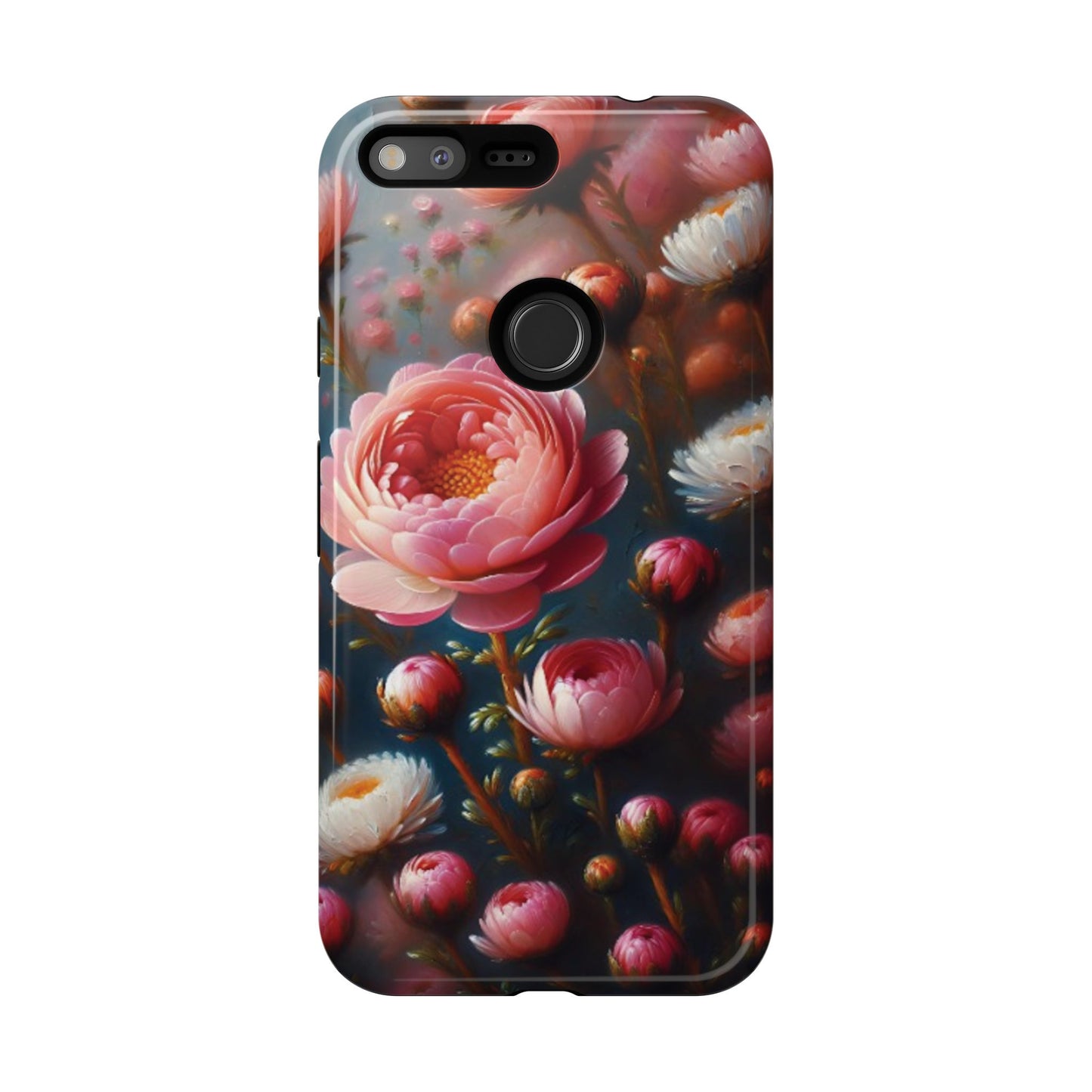 Pixel Me Floral Tough Phone Case - Elegant Protective Design for Flower Lovers