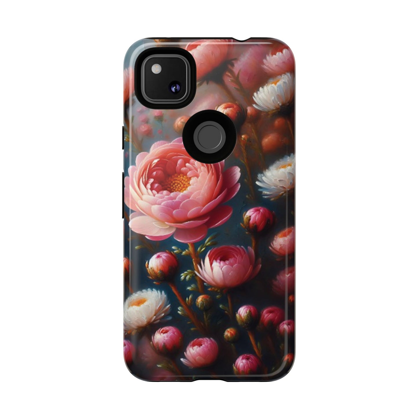 Pixel Me Floral Tough Phone Case - Elegant Protective Design for Flower Lovers