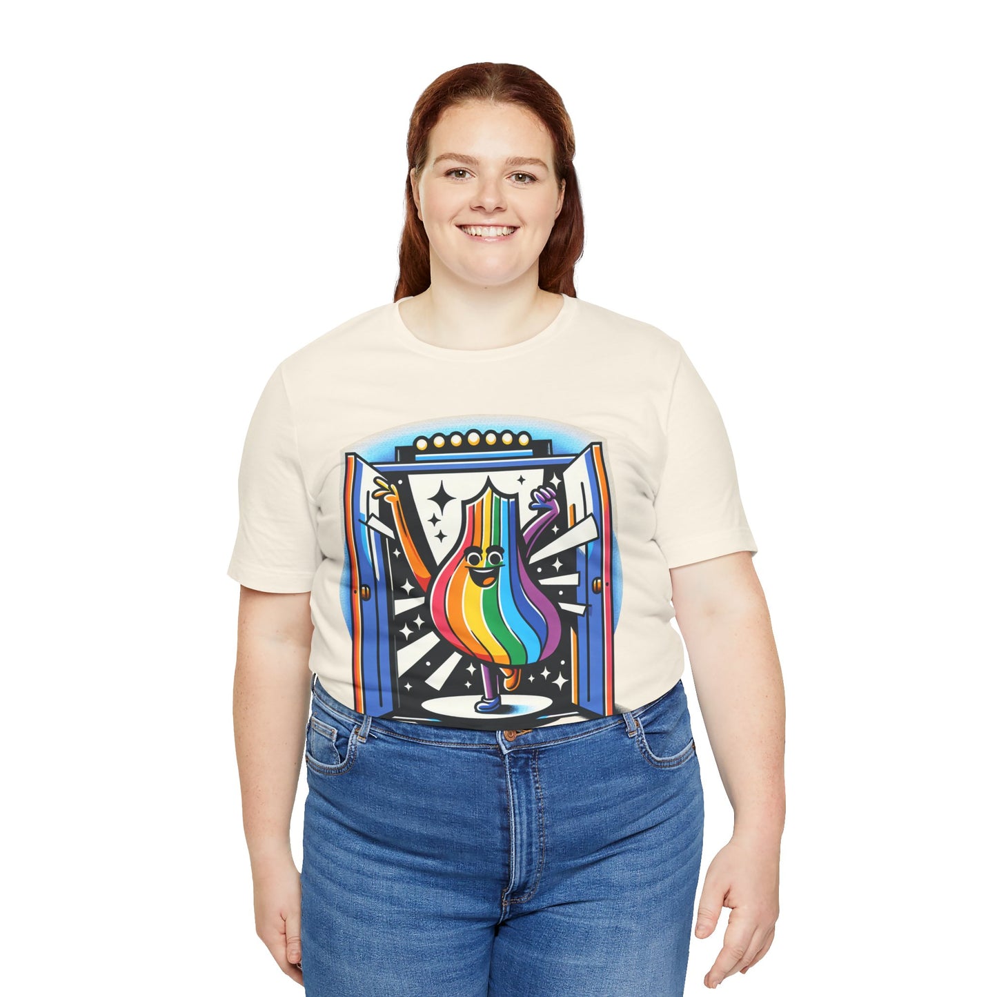 Loud and Proud-Pride Unisex Short Sleeve Tee - "No Closet Can Contain Me"