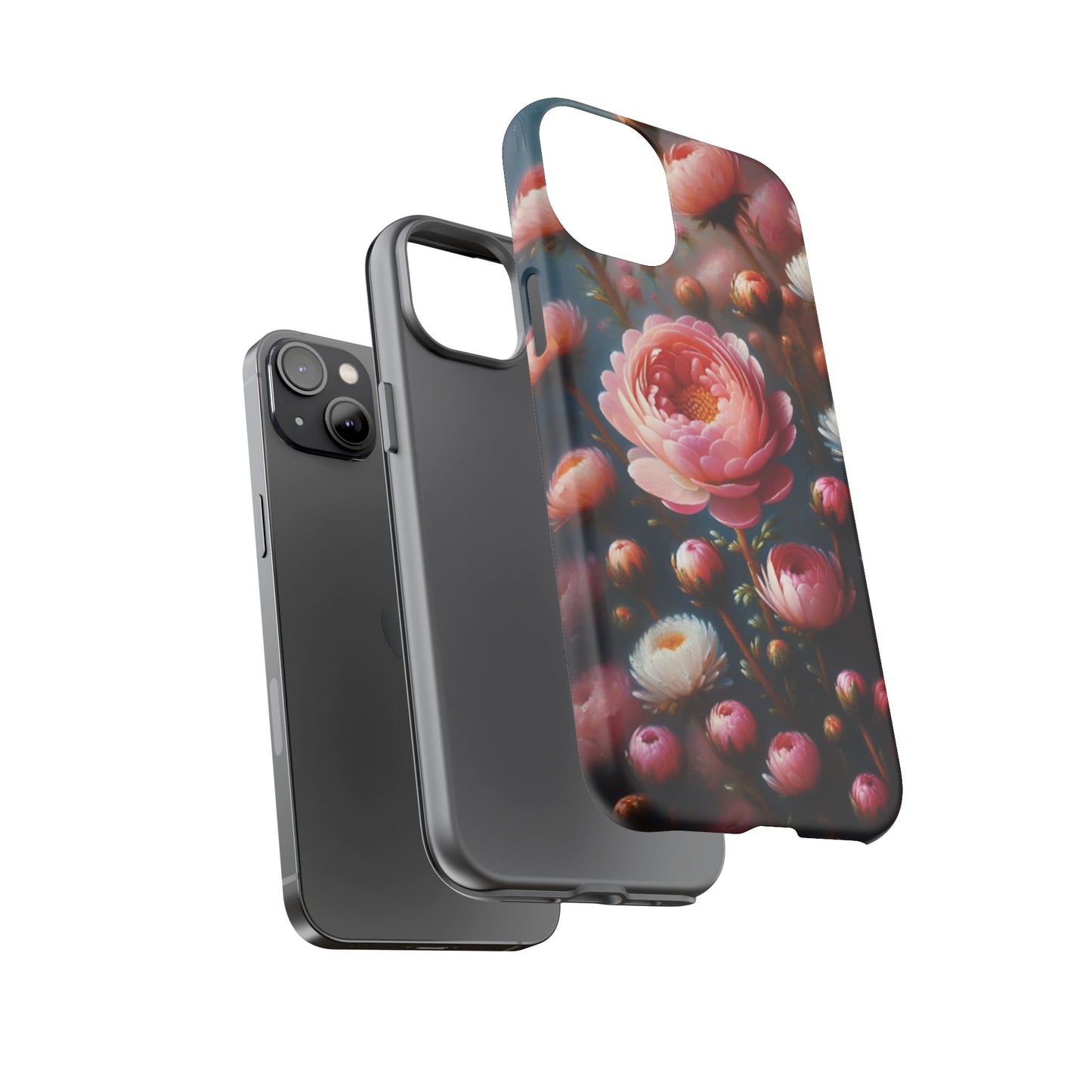 iPhone Lovers Floral Camera Phone Case - Tough & stylish protection case