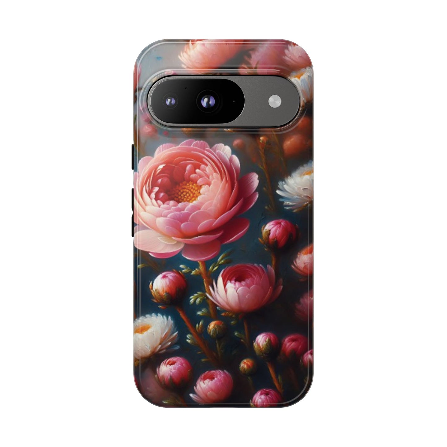 Pixel Me Floral Tough Phone Case - Elegant Protective Design for Flower Lovers