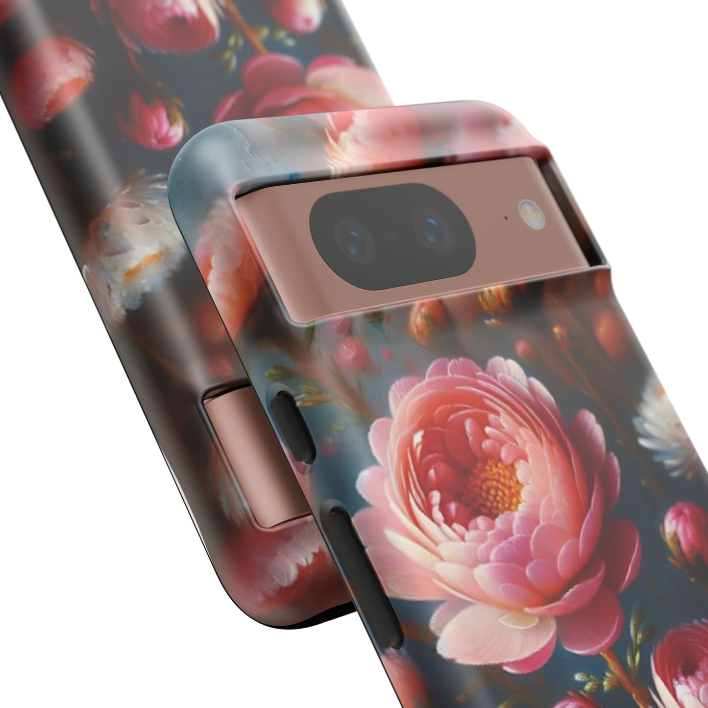 Pixel Me Floral Tough Phone Case - Elegant Protective Design for Flower Lovers