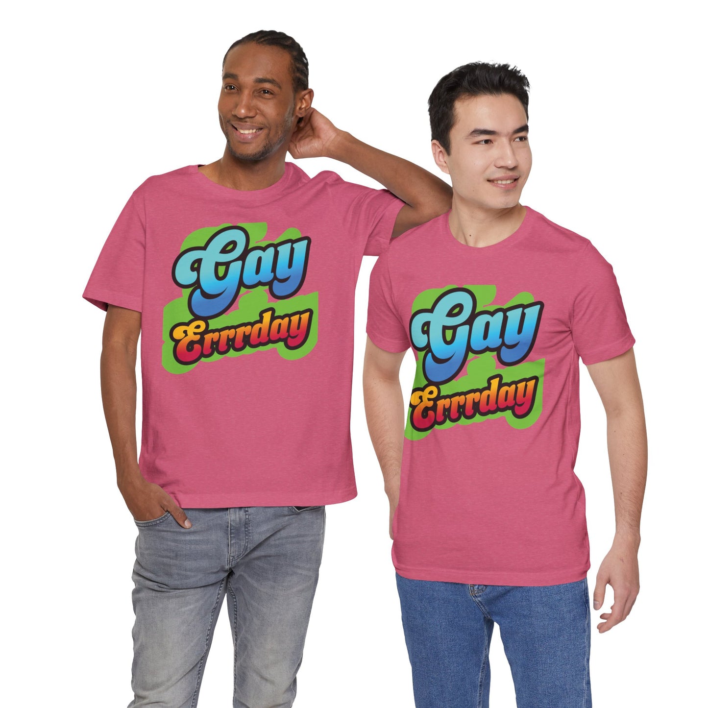 Pride Graphic Tee - Celebrate Love Every Day, LGBTQ+ Gift, Casual Wear, Summer Outing Essentials, Colorful Statement Shirt