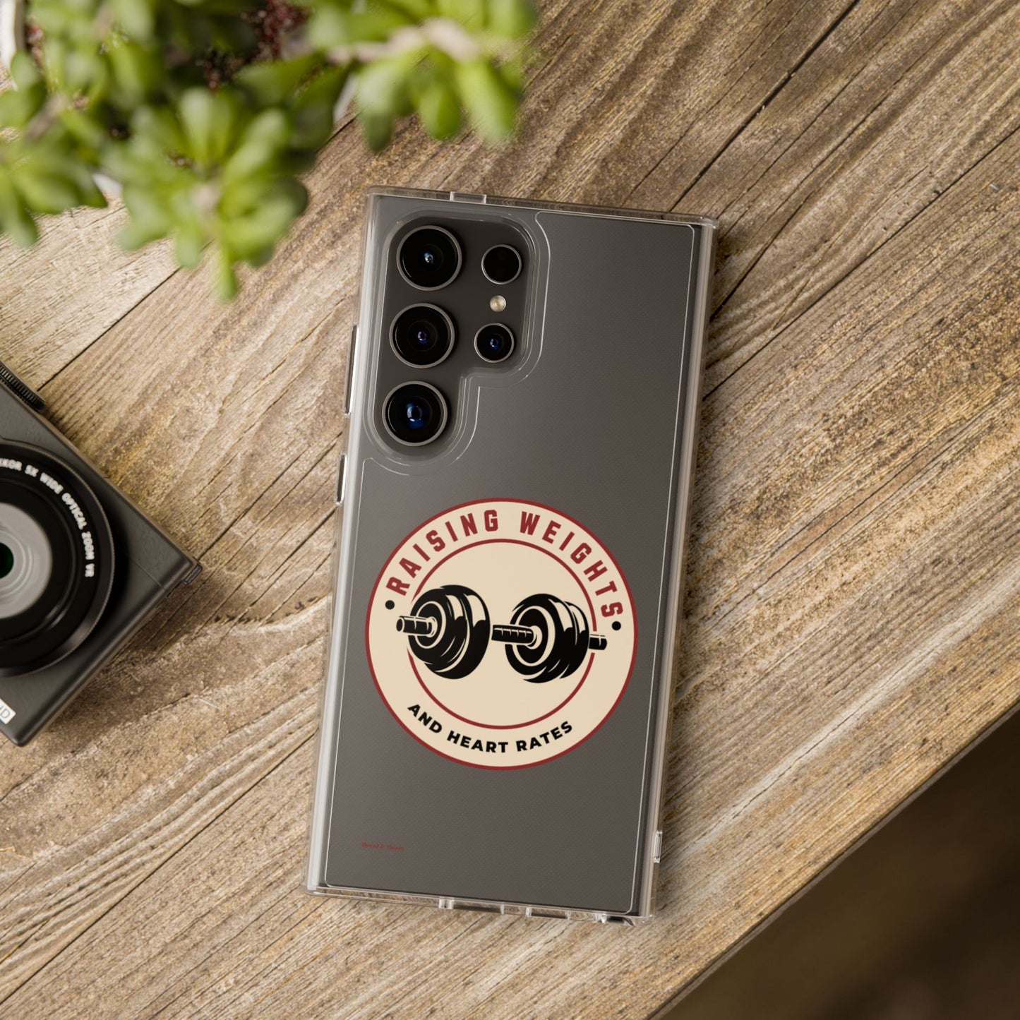 All Things Samsung Raising Weights and Heart Rates Phone Case