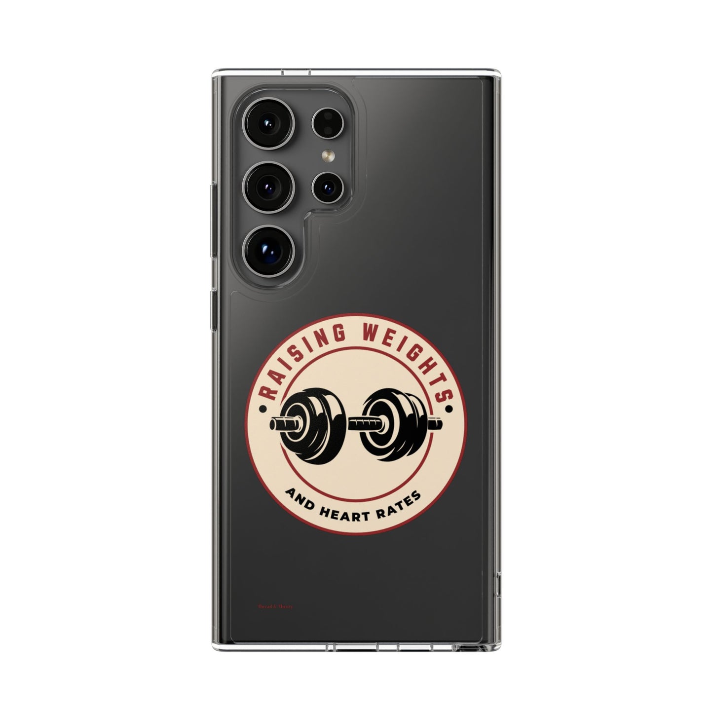 All Things Samsung Raising Weights and Heart Rates Phone Case