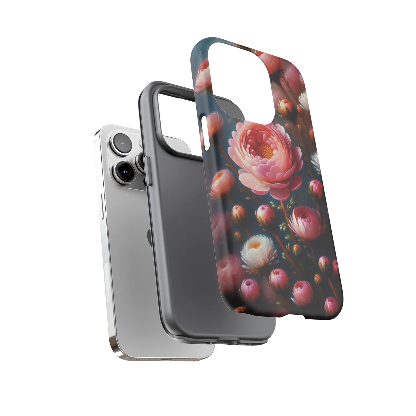 iPhone Lovers Floral Camera Phone Case - Tough & stylish protection case