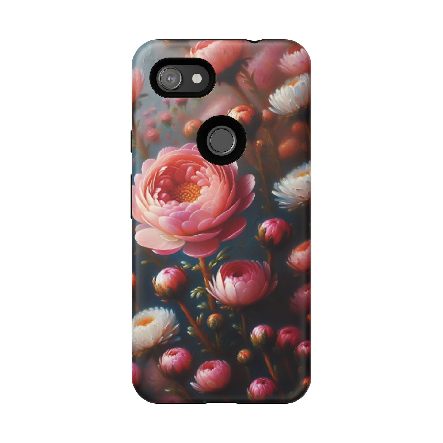 Pixel Me Floral Tough Phone Case - Elegant Protective Design for Flower Lovers