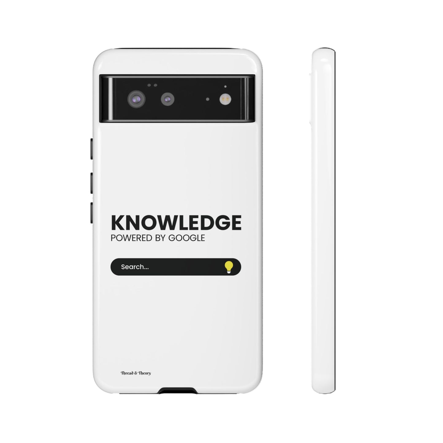 Pixel Me Knowledge Powered by Google Phone Case