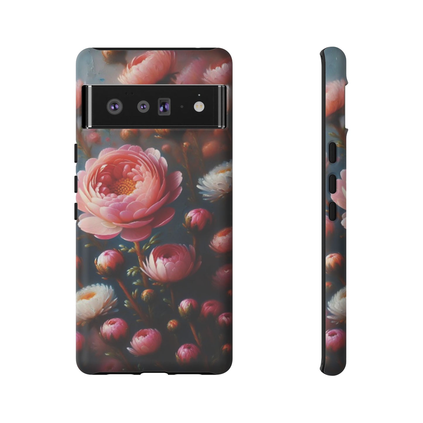 Pixel Me Floral Tough Phone Case - Elegant Protective Design for Flower Lovers