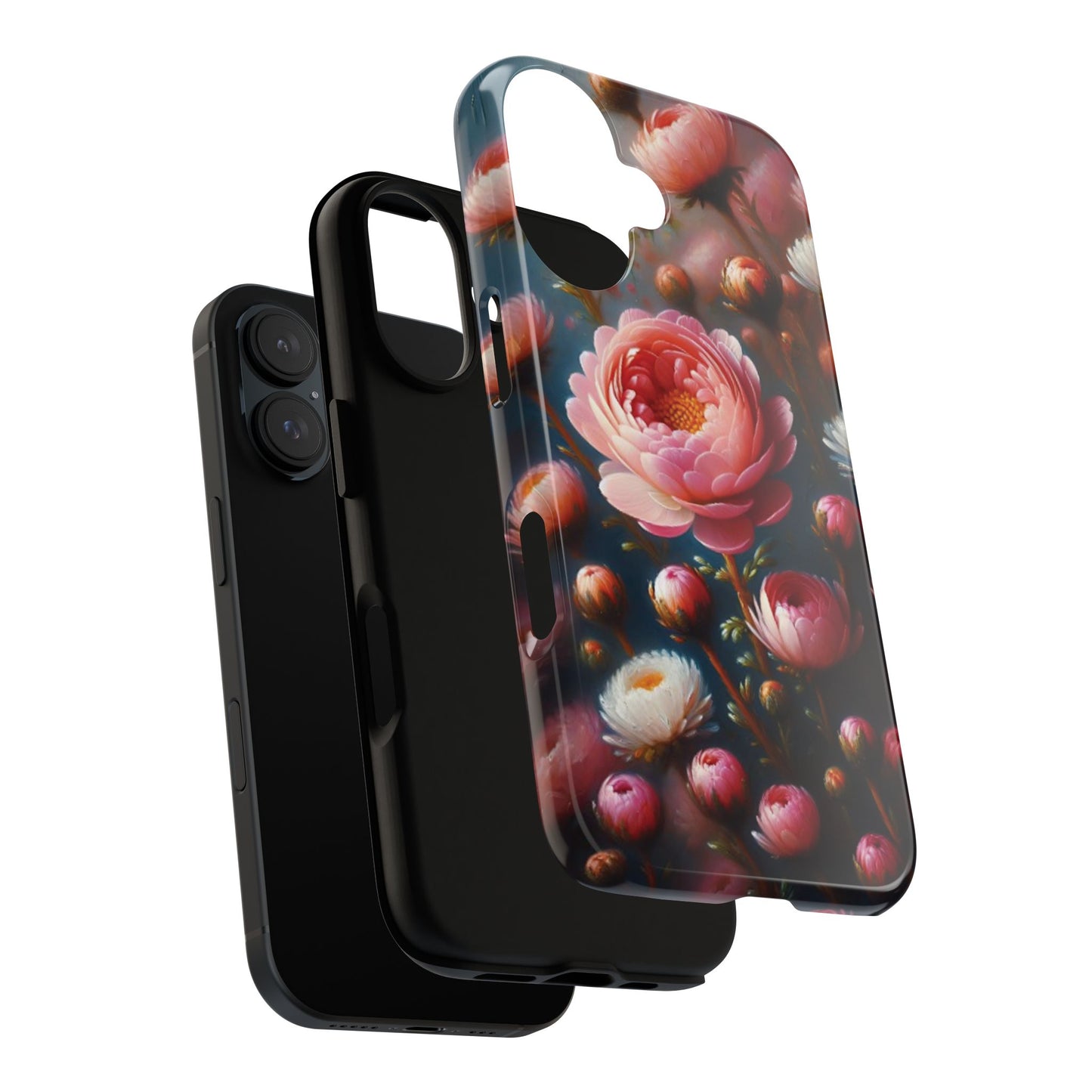 iPhone Lovers Floral Camera Phone Case - Tough & stylish protection case