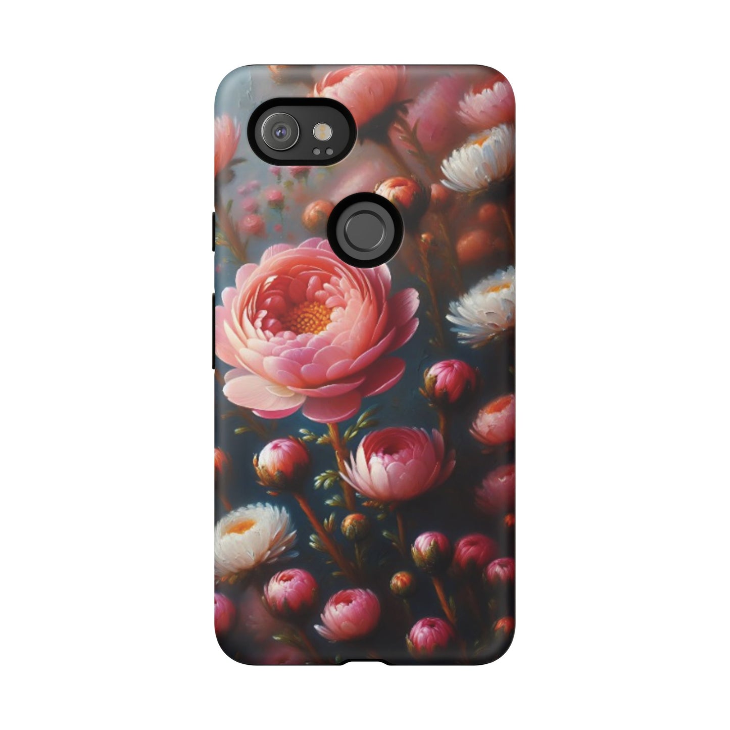 Pixel Me Floral Tough Phone Case - Elegant Protective Design for Flower Lovers