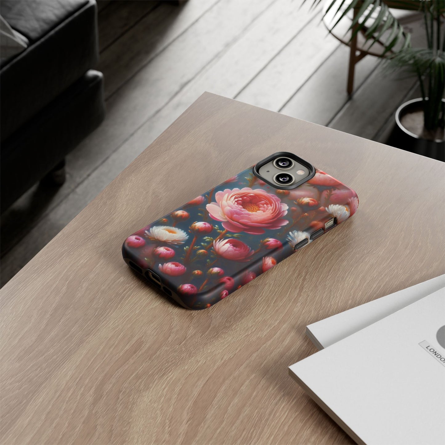 iPhone Lovers Floral Camera Phone Case - Tough & stylish protection case