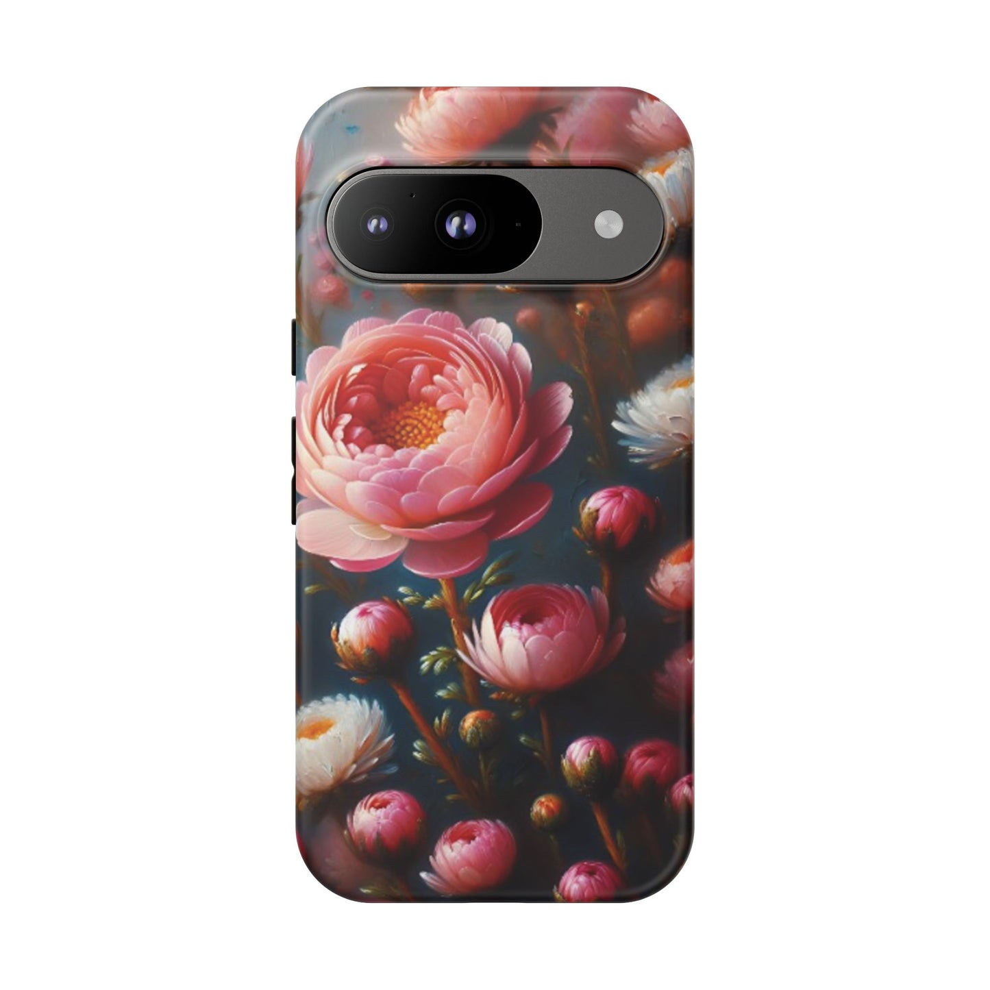 Pixel Me Floral Tough Phone Case - Elegant Protective Design for Flower Lovers
