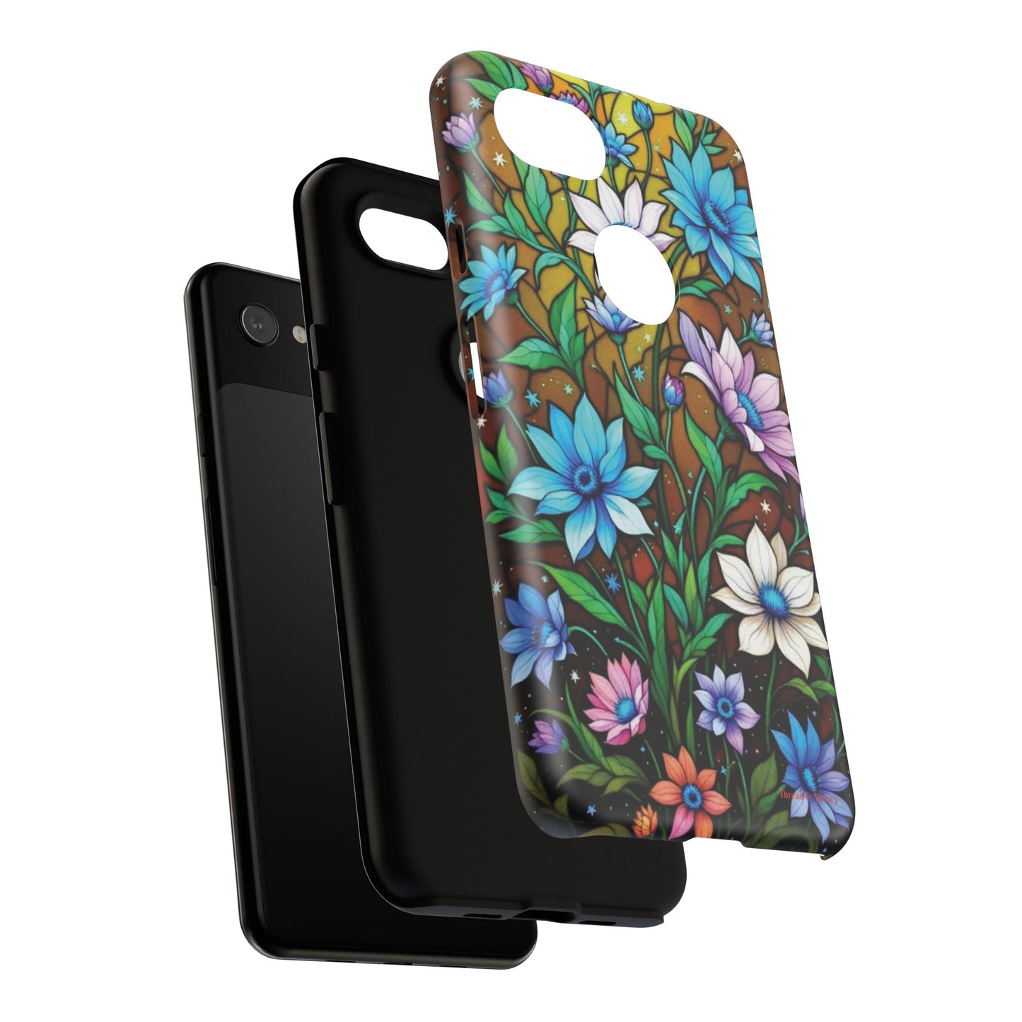 Pixel Me Floral Tough Case - Stylish and Durable Phone Protection