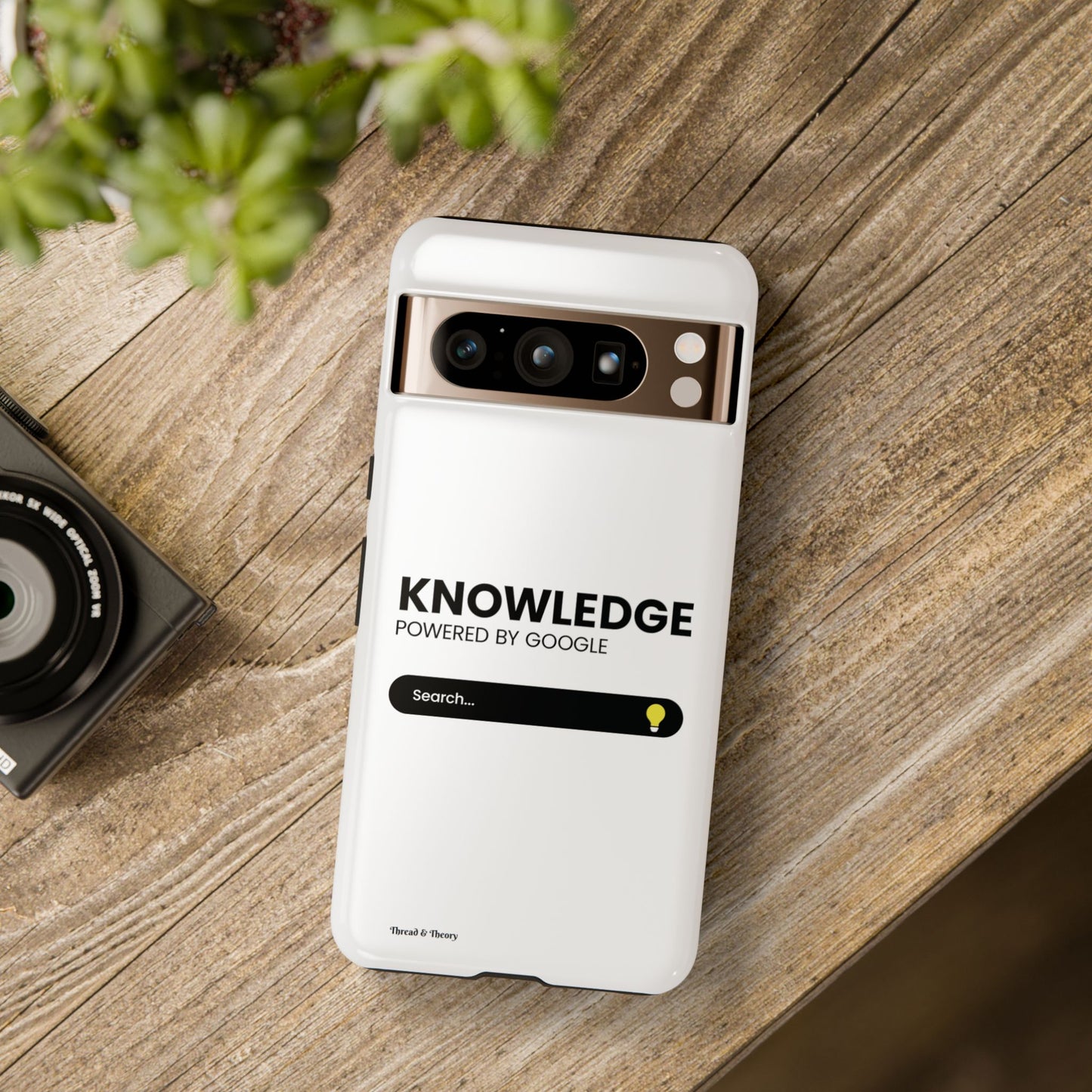 Pixel Me Knowledge Powered by Google Phone Case