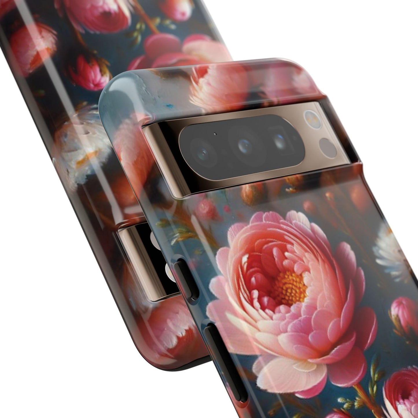Pixel Me Floral Tough Phone Case - Elegant Protective Design for Flower Lovers