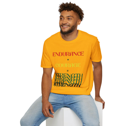 Endurance + Courage = Strength Graphic Tee