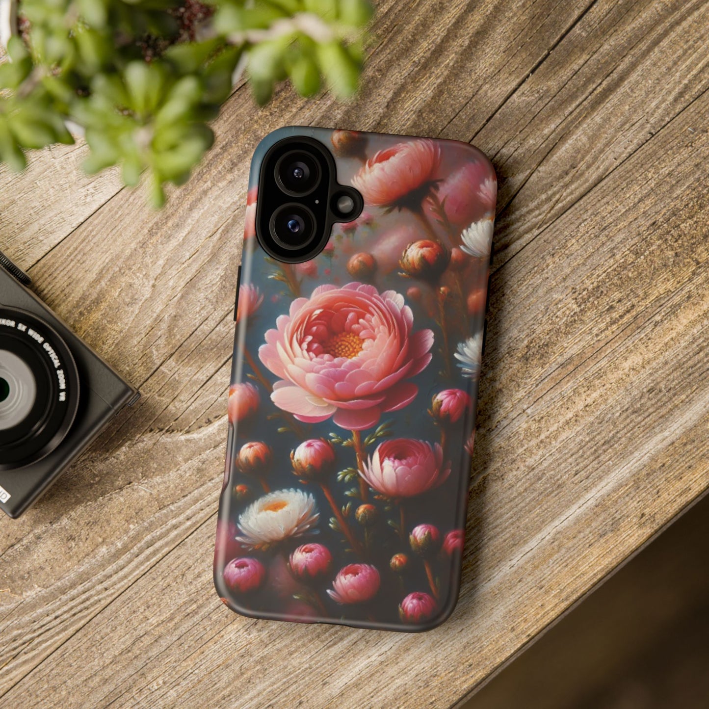 iPhone Lovers Floral Camera Phone Case - Tough & stylish protection case