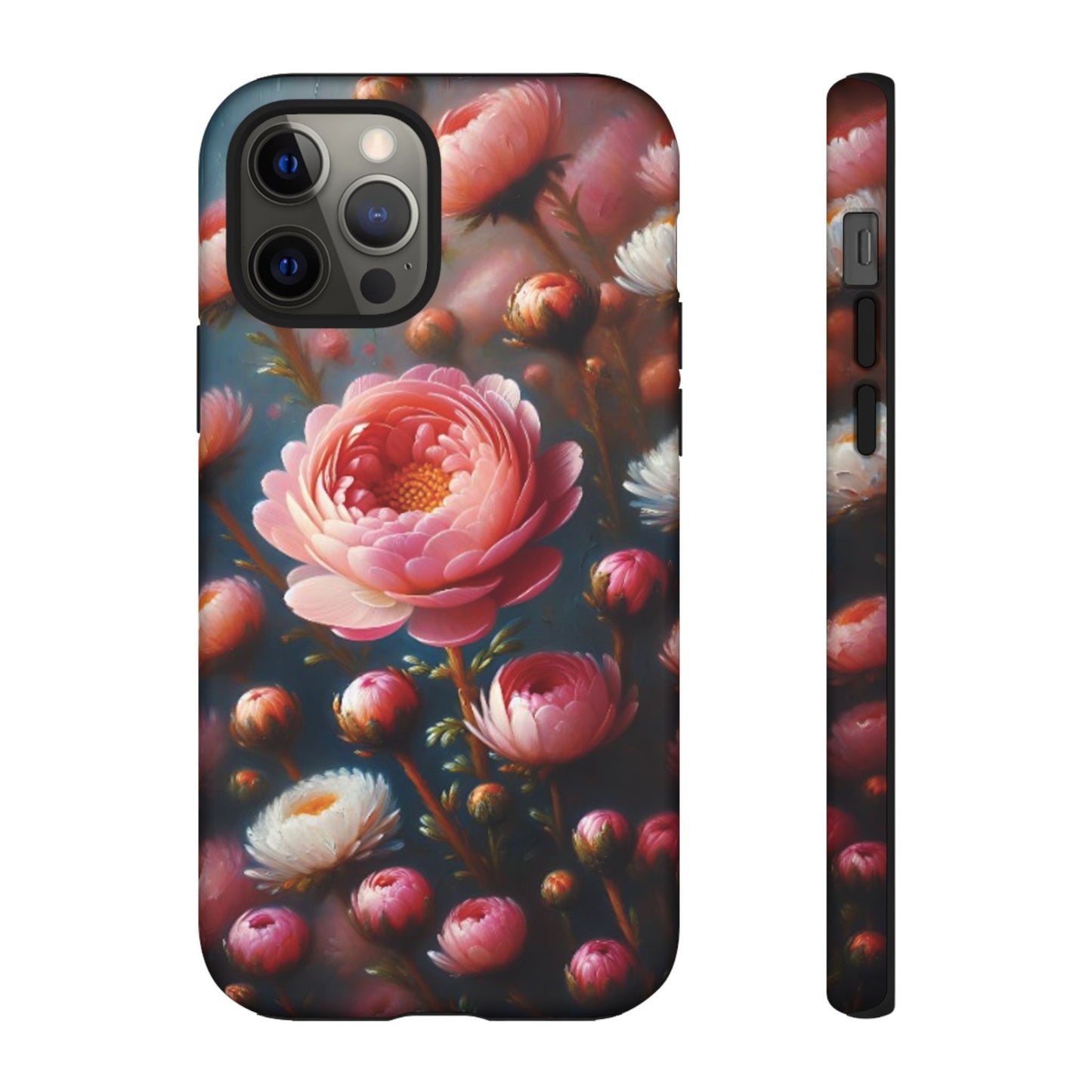 iPhone Lovers Floral Camera Phone Case - Tough & stylish protection case