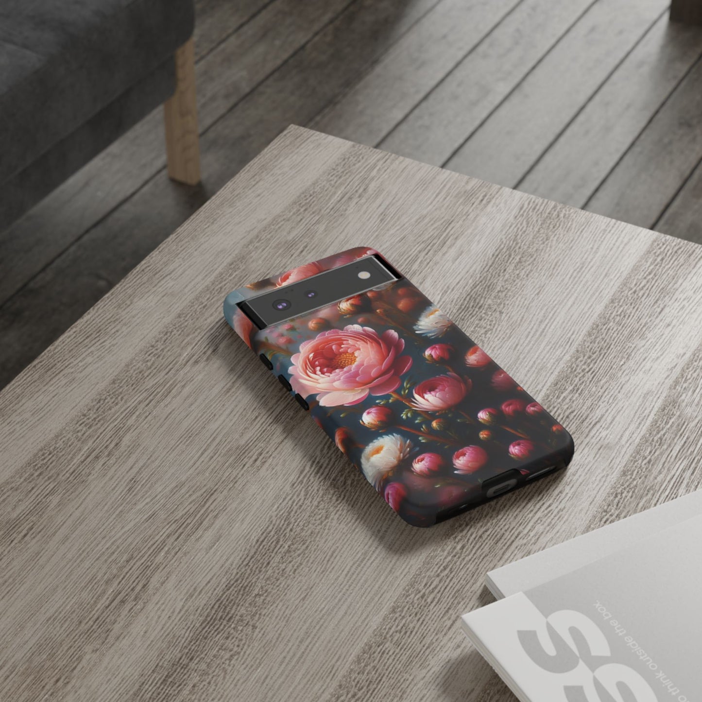 Pixel Me Floral Tough Phone Case - Elegant Protective Design for Flower Lovers