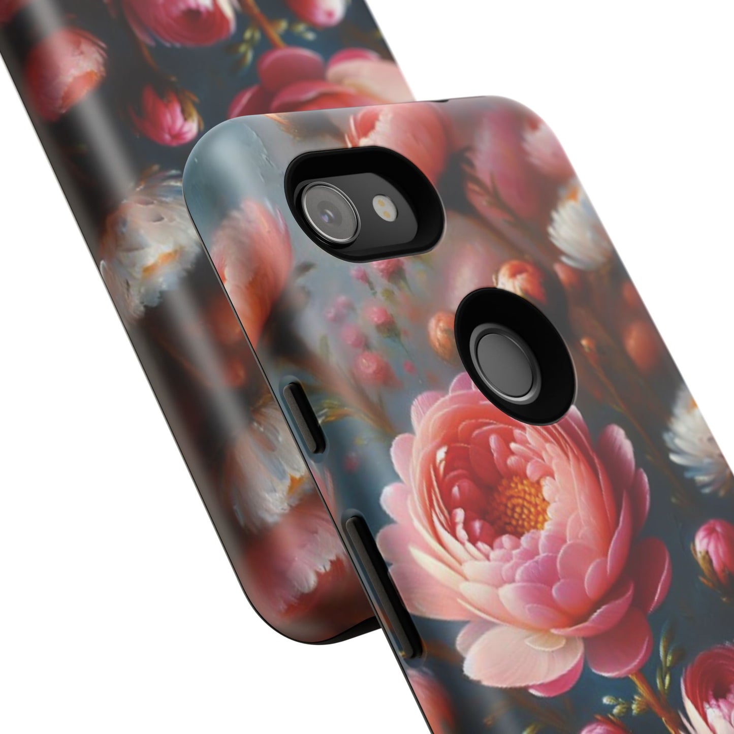 Pixel Me Floral Tough Phone Case - Elegant Protective Design for Flower Lovers