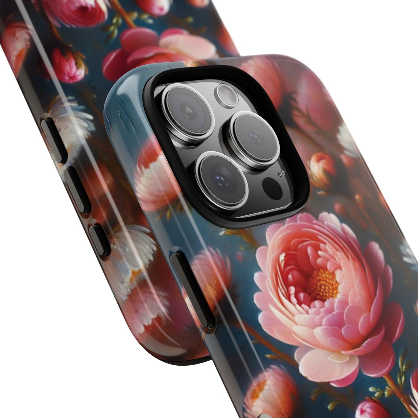 iPhone Lovers Floral Camera Phone Case - Tough & stylish protection case