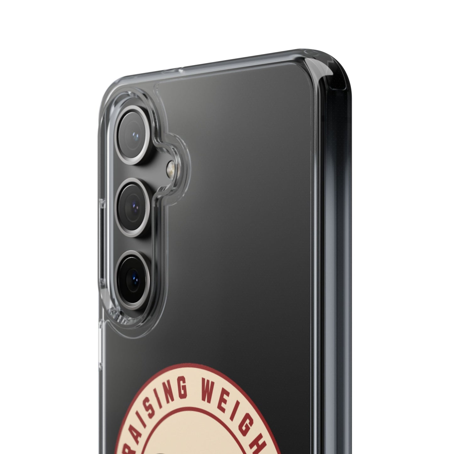 All Things Samsung Raising Weights and Heart Rates Phone Case