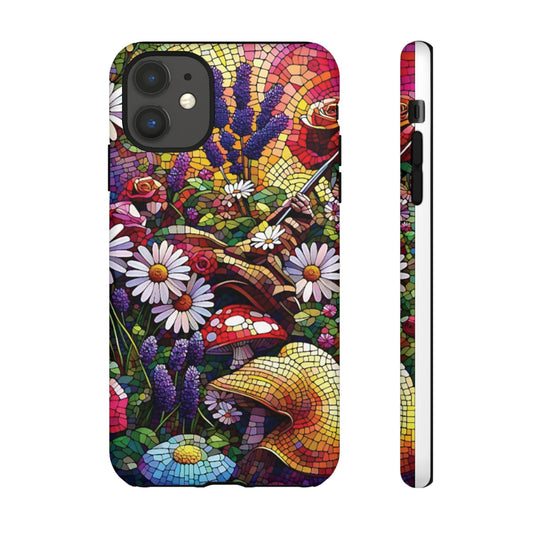 iPhone Lovers Vibrant Mosaic Floral Phone Case - Tough Cases with Vibrant Floral Design