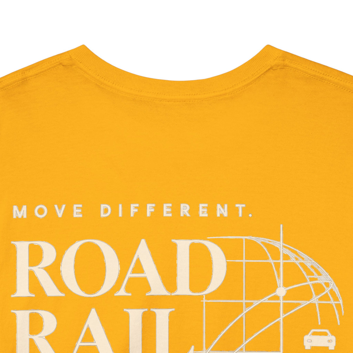Travel Vibes T‑Shirt — "Road Rail Sea Air" Vintage Transport Graphic Tee