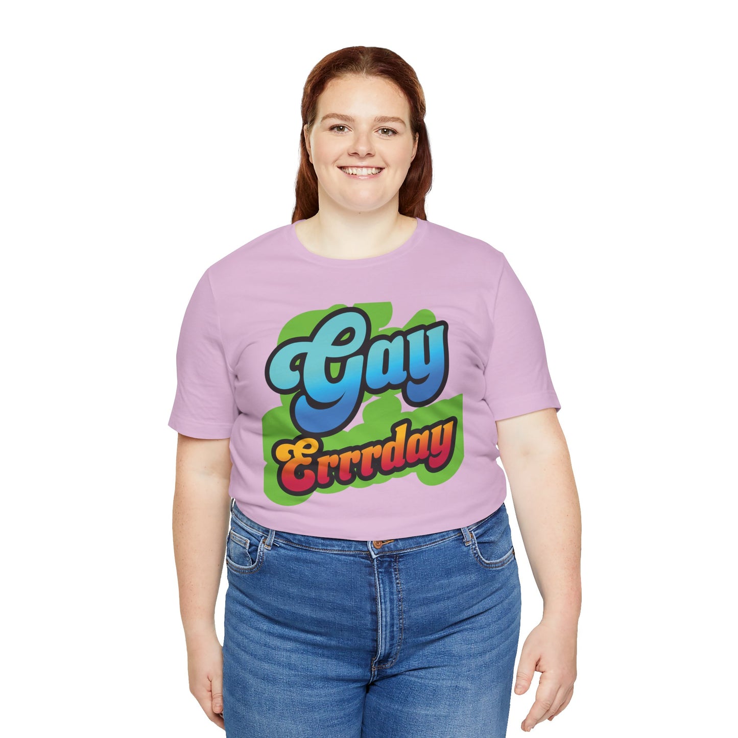 Pride Graphic Tee - Celebrate Love Every Day, LGBTQ+ Gift, Casual Wear, Summer Outing Essentials, Colorful Statement Shirt