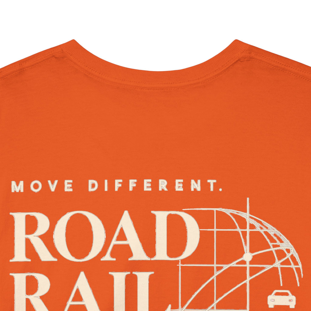 Travel Vibes T‑Shirt — "Road Rail Sea Air" Vintage Transport Graphic Tee
