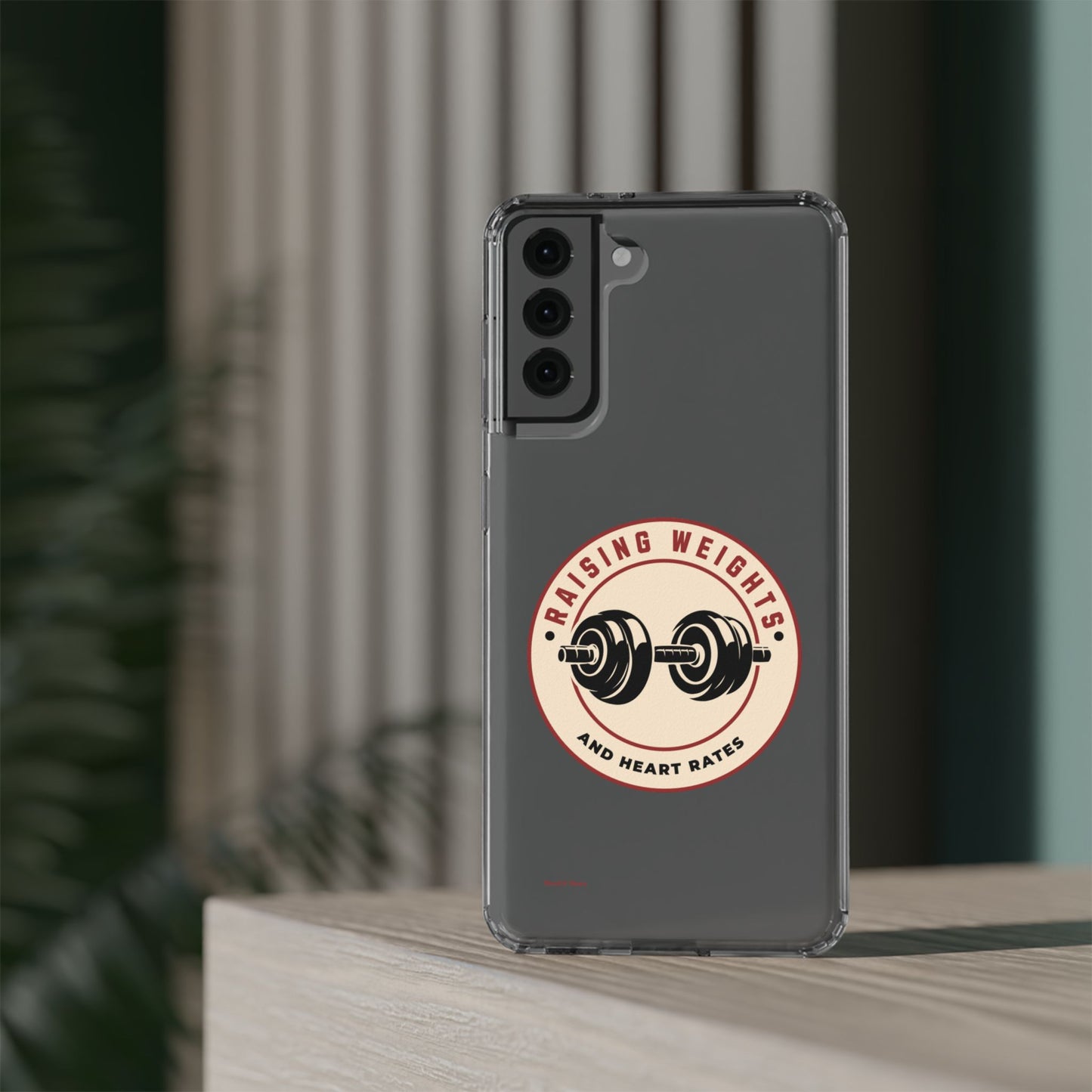 All Things Samsung Raising Weights and Heart Rates Phone Case