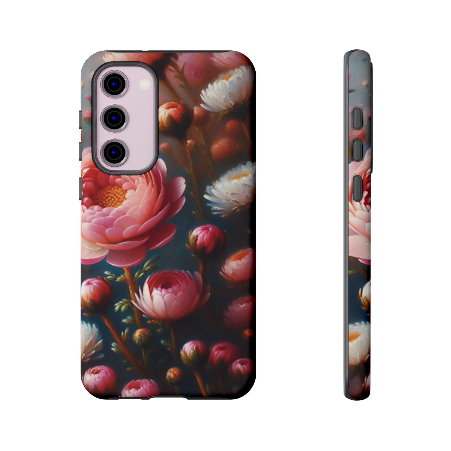 All Things Samsung Floral Tough Phone Case - Elegant Protective Design for Flower Lovers