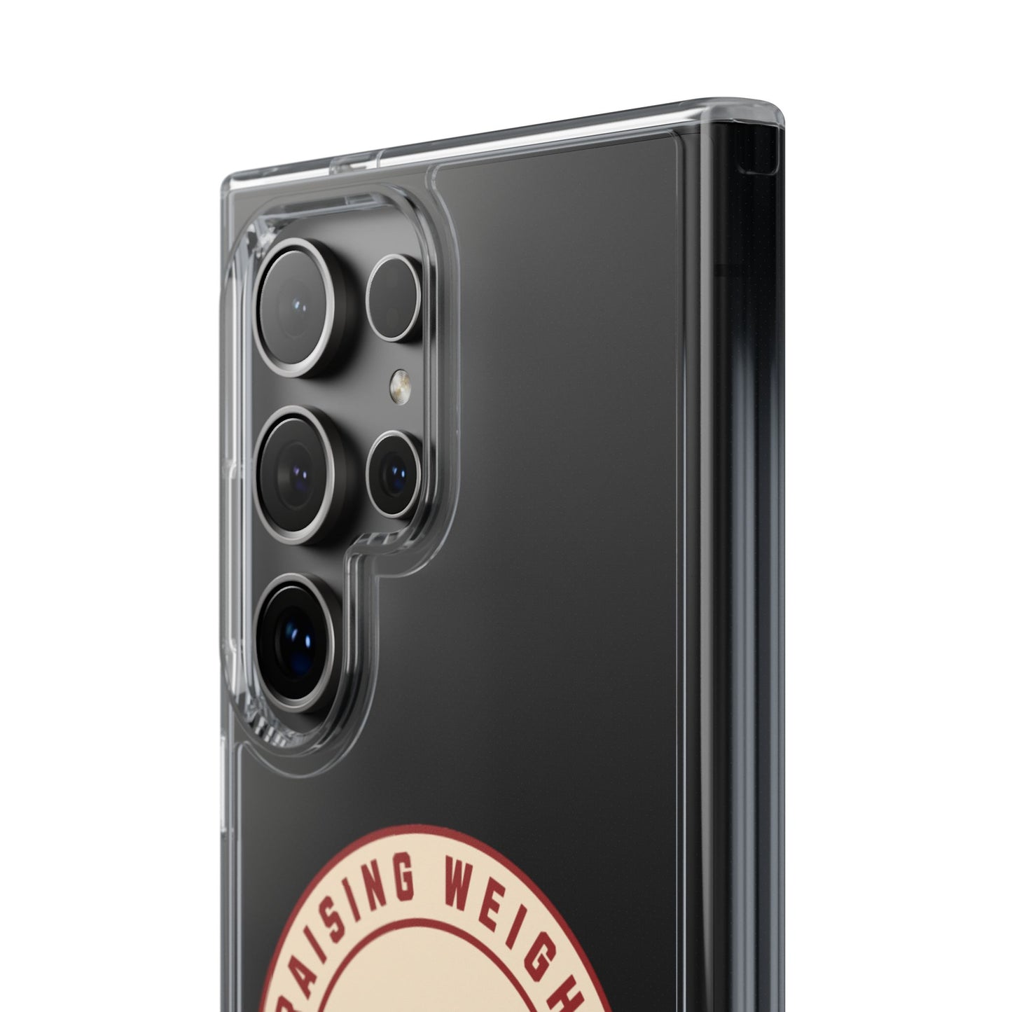All Things Samsung Raising Weights and Heart Rates Phone Case
