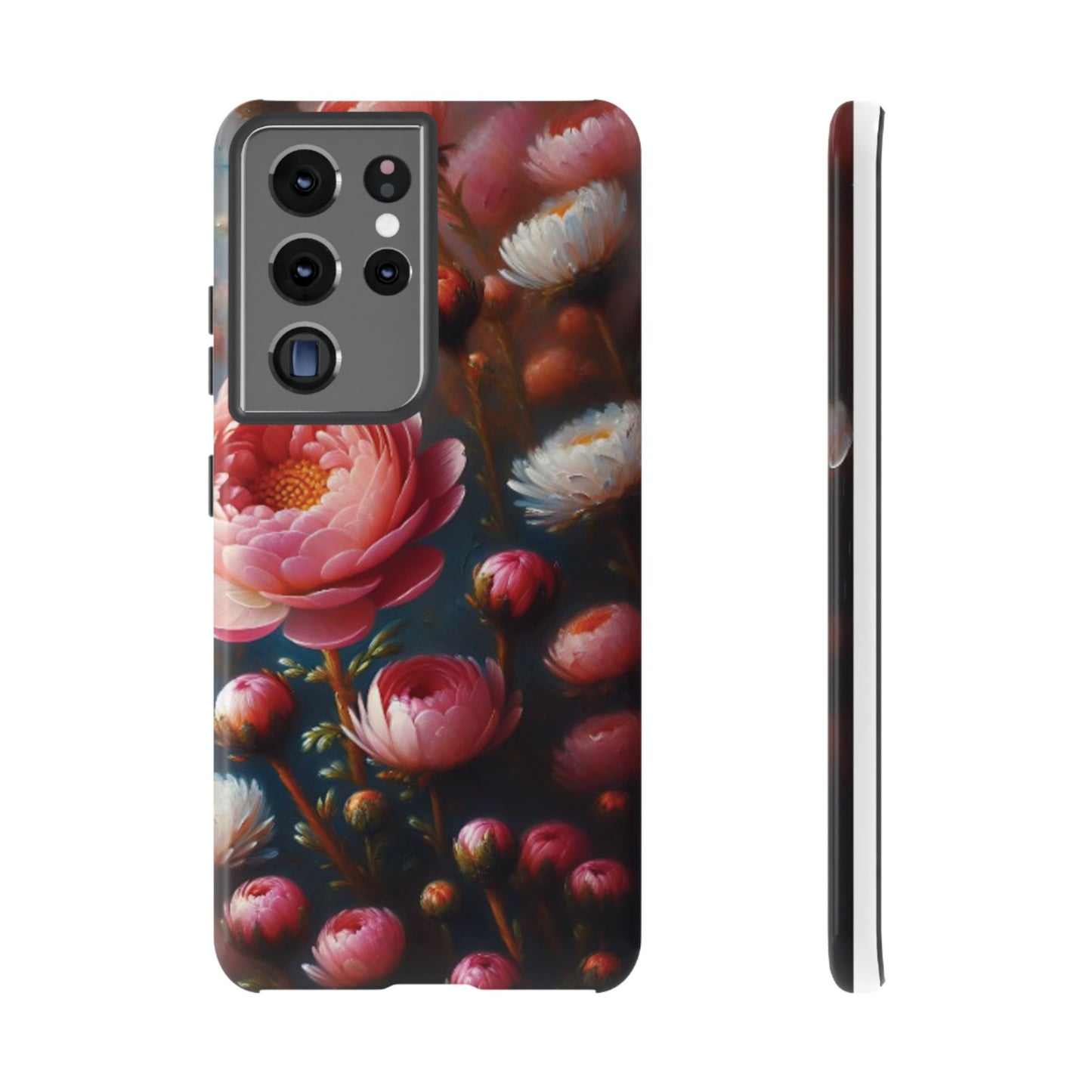All Things Samsung Floral Tough Phone Case - Elegant Protective Design for Flower Lovers