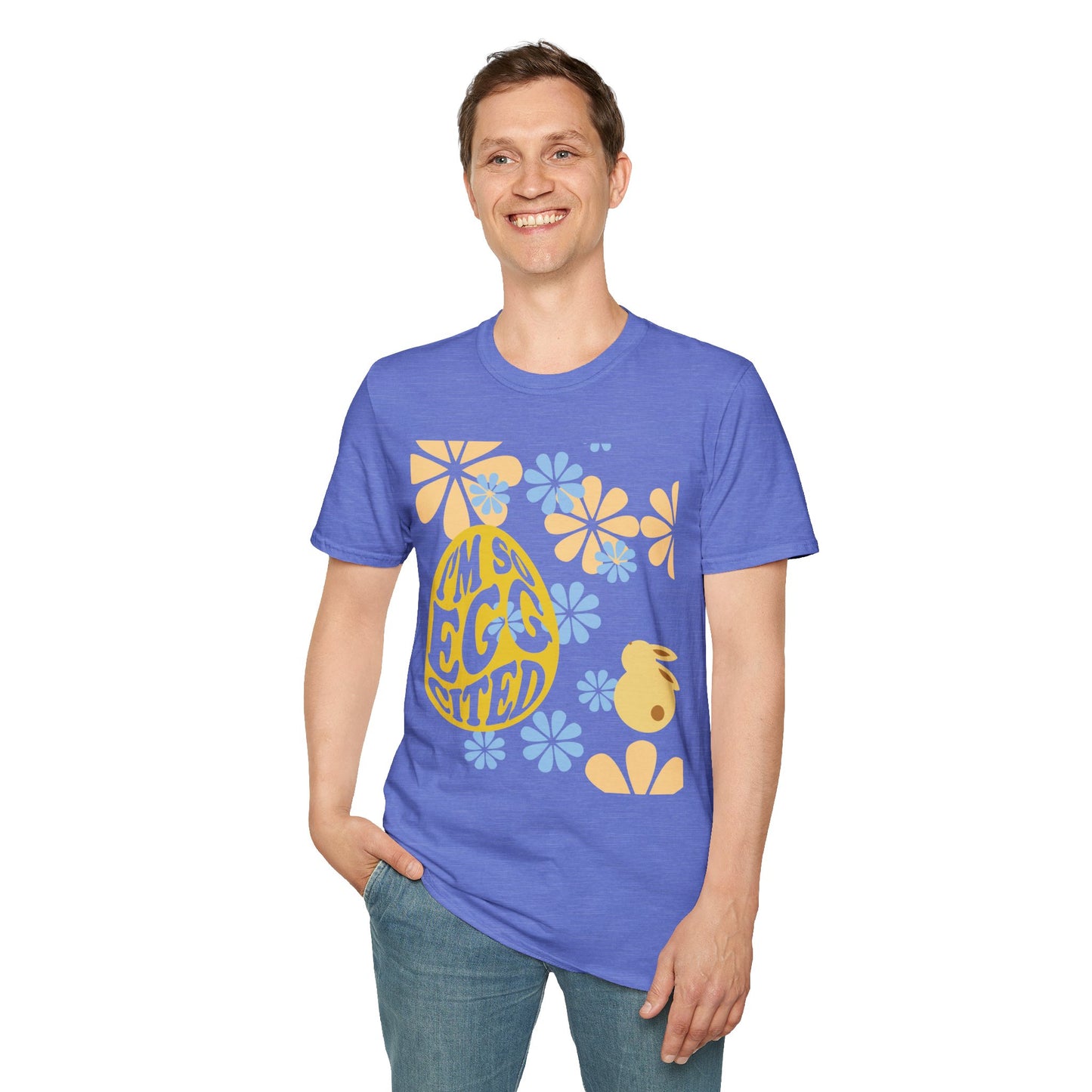 I'm So Egg-cited Easter Unisex Softstyle T-Shirt