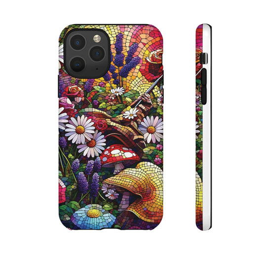 iPhone Lovers Vibrant Mosaic Floral Phone Case - Tough Cases with Vibrant Floral Design