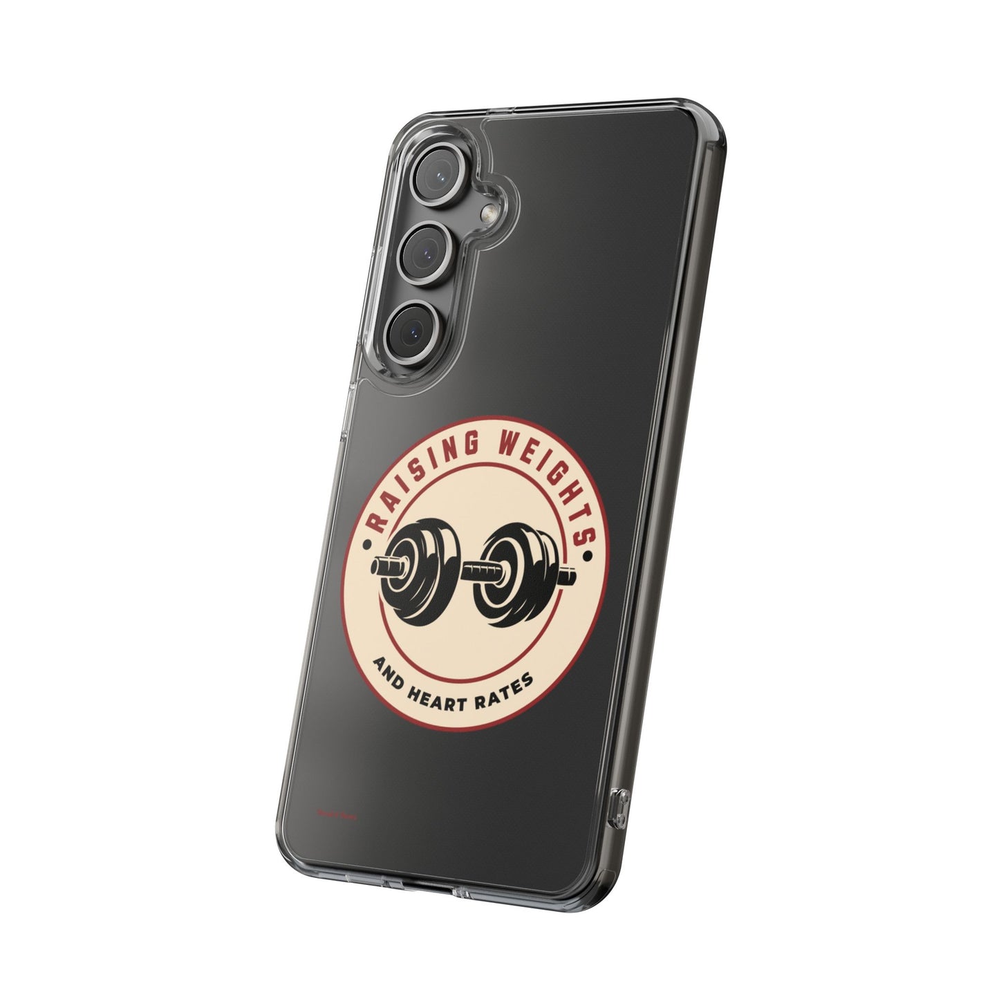 All Things Samsung Raising Weights and Heart Rates Phone Case