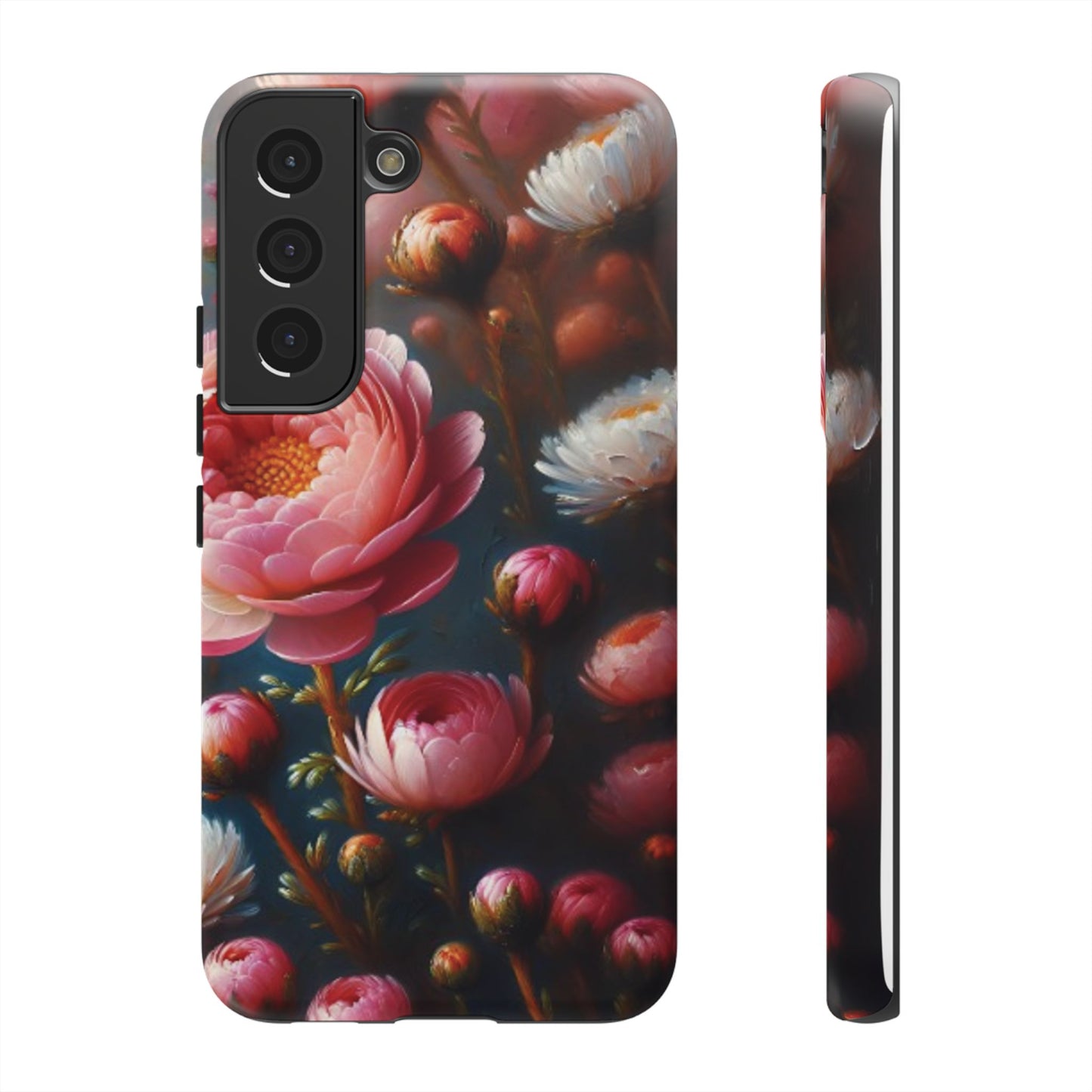 All Things Samsung Floral Tough Phone Case - Elegant Protective Design for Flower Lovers
