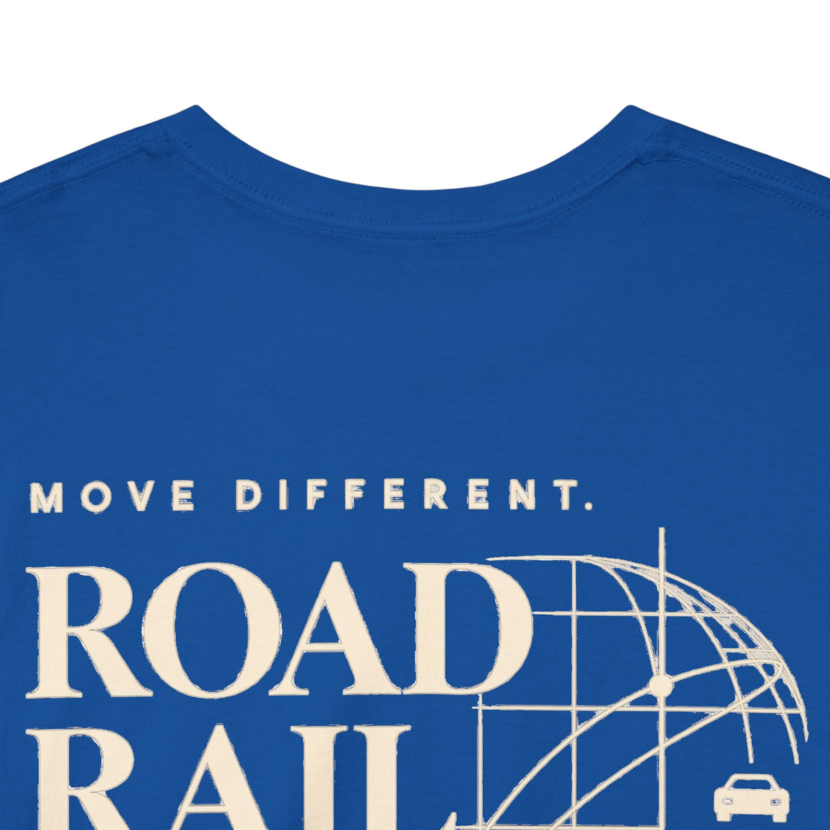 Travel Vibes T‑Shirt — "Road Rail Sea Air" Vintage Transport Graphic Tee